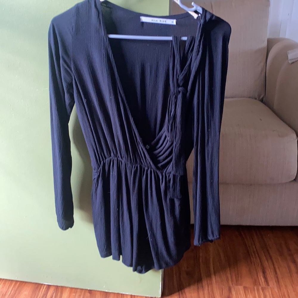 Aila blue romper